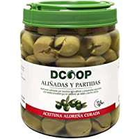 Los mejores  - DCOOP Aceitunas Aloreñas Primera Partida- Ideales para Ensaladas y Aperitivos Sanos- 400 Gr Pne 750 g